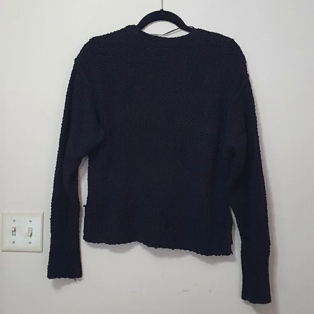 Free People Crochet intertwined front Sweater